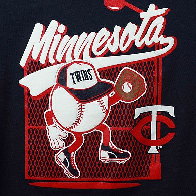 Toddler Navy Minnesota Twins On the Fence T-Shirt