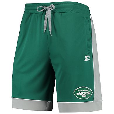 Men's Starter Green/Gray New York Jets Fan Favorite Fashion Shorts