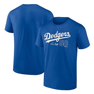 Men's Fanatics Branded Mookie Betts Royal Los Angeles Dodgers Player Name & Number T-Shirt