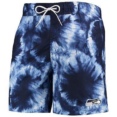 Men's G-III Sports by Carl Banks College Navy Seattle Seahawks Splash Volley Swim Shorts