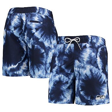 Men's G-III Sports by Carl Banks College Navy Seattle Seahawks Splash Volley Swim Shorts