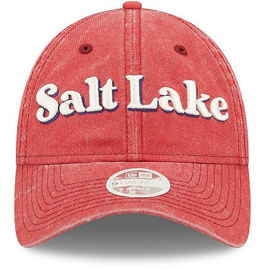 Women's New Era Red Real Salt Lake Announce 9TWENTY Adjustable Hat