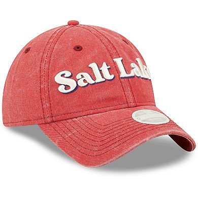 Women's New Era Red Real Salt Lake Announce 9TWENTY Adjustable Hat