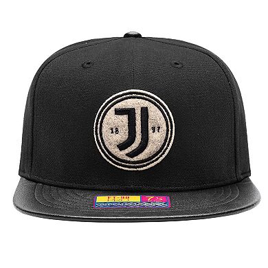 Men's Black Juventus Swatch Fitted Hat