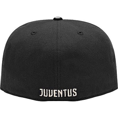 Men's Black Juventus Swatch Fitted Hat