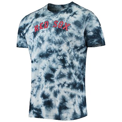 Men's New Era Navy Boston Red Sox Team Tie-Dye T-Shirt