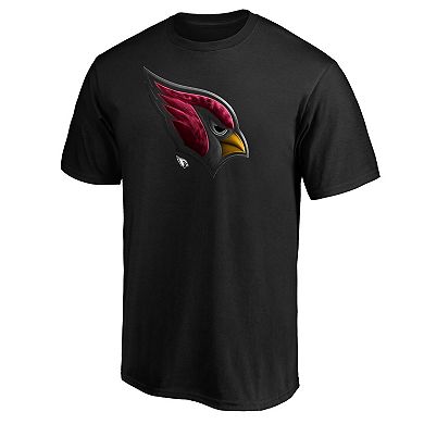 Men's Fanatics Branded Black Arizona Cardinals Midnight Mascot Team Logo T-Shirt