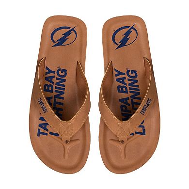 Men's FOCO Tampa Bay Lightning Color Pop Flip-Flop Sandals