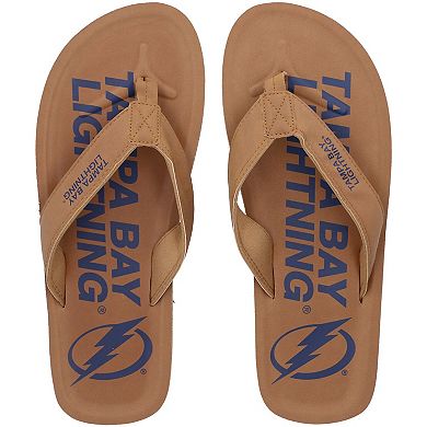 Men's FOCO Tampa Bay Lightning Color Pop Flip-Flop Sandals