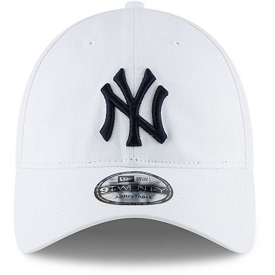 Men's New Era White New York Yankees Fashion Core Classic 9TWENTY Adjustable Hat