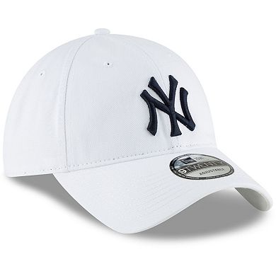 Men's New Era White New York Yankees Fashion Core Classic 9TWENTY Adjustable Hat