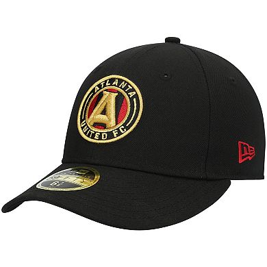 Men's New Era Black Atlanta United FC Primary Logo Low Profile 59FIFTY Fitted Hat