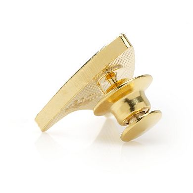 Men's Cuff Links, Inc. Star Trek Gold Delta Shield Lapel Pin