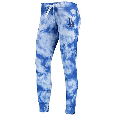 Women's New Era Royal Los Angeles Dodgers Tie-Dye Jogger Pants