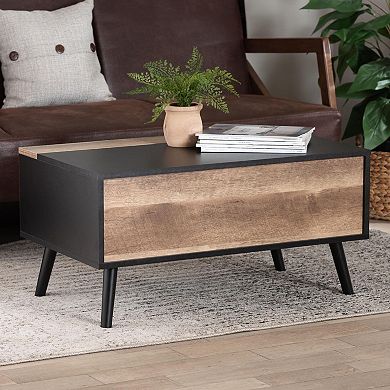 Baxton Studio Jensen Black Coffee Table