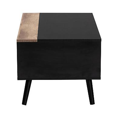 Baxton Studio Jensen Black Coffee Table