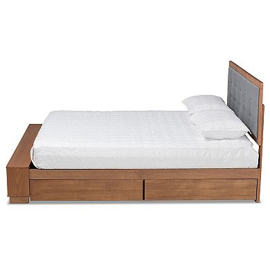 Baxton Studio Cosma Platform Storage Bed