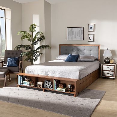 Baxton Studio Cosma Platform Storage Bed