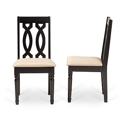 Baxton Studio Cherese Dining Chair 2-piece Set