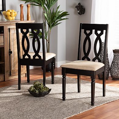 Baxton Studio Cherese Dining Chair 2-piece Set