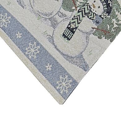 St. Nicholas Square® Cozy Snowman Tapestry Placemat