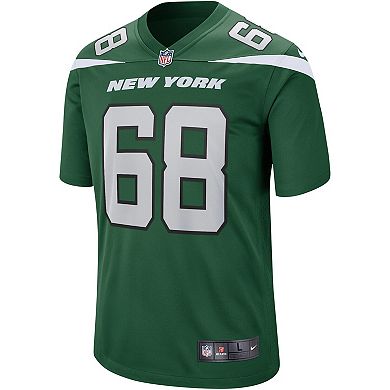 Men's Nike Kevin Mawae Gotham Green New York Jets Game Retired Player Jersey