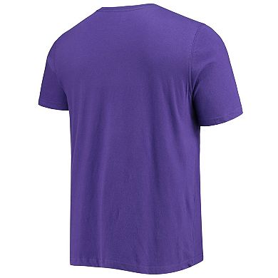 Men's New Era Purple Baltimore Ravens Stadium T-Shirt