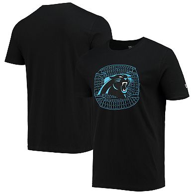 Men's New Era Black Carolina Panthers Stadium T-Shirt