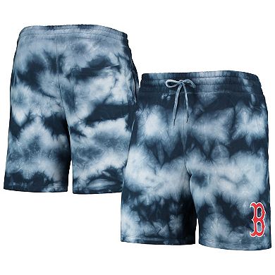 Men's New Era Navy Boston Red Sox Team Dye Shorts