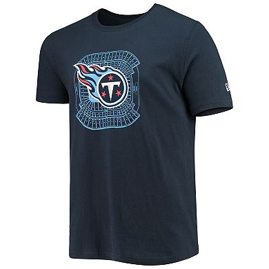 Men's New Era Navy Tennessee Titans Stadium T-Shirt