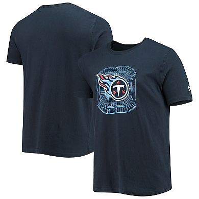 Men's New Era Navy Tennessee Titans Stadium T-Shirt