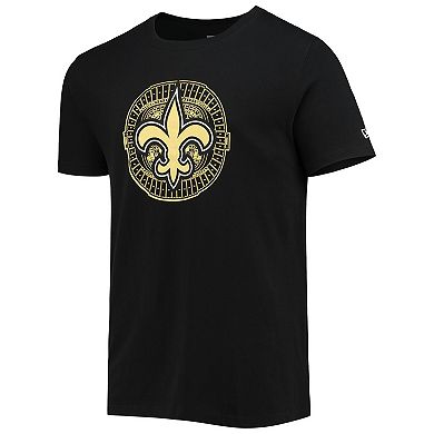 Men's New Era Black New Orleans Saints Stadium T-Shirt