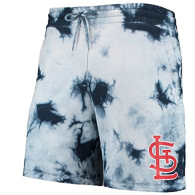 Men's New Era Navy St. Louis Cardinals Team Dye Shorts