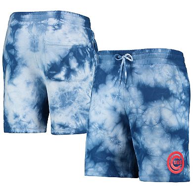 Men's New Era Royal Chicago Cubs Team Dye Shorts