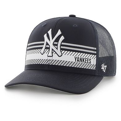 Men's '47 Navy New York Yankees Cumberland Trucker Snapback Hat