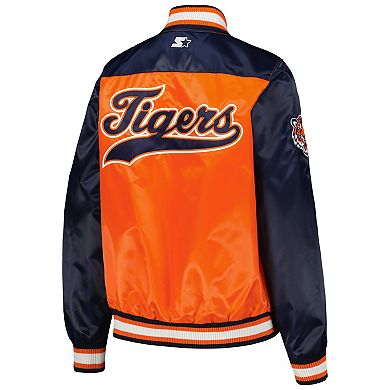 Women's Starter Orange Detroit Tigers The Legend Full-Snap Jacket