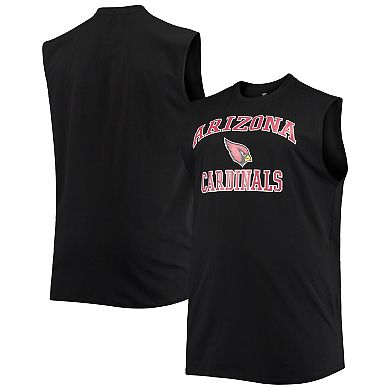 Men's Black Arizona Cardinals Big & Tall Muscle Tank Top