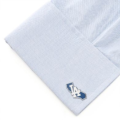 Men's Cuff Links, Inc. LA Dodgers State Shaped Cuff Links