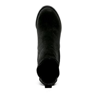 London Rag Spire Women's Suede Heeled Boots