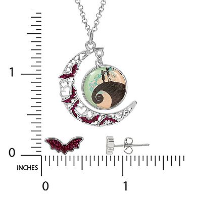 Women's Disney's Nightmare Before Christmas Necklace and Stud Set