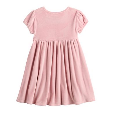 Toddler Girl Jumping Beans® Short Sleeve Velvet Dress