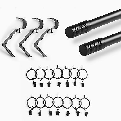 Eff Modern Barrel Extendable Metal Rod Set