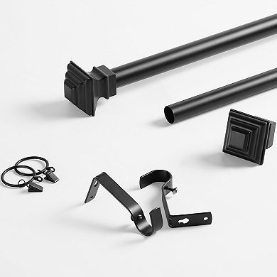 Eff Modern Square Extendable Metal Rod Set
