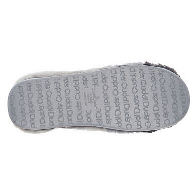 Women's Cuddl Duds® Colorblock Faux Fur Clog Slipper