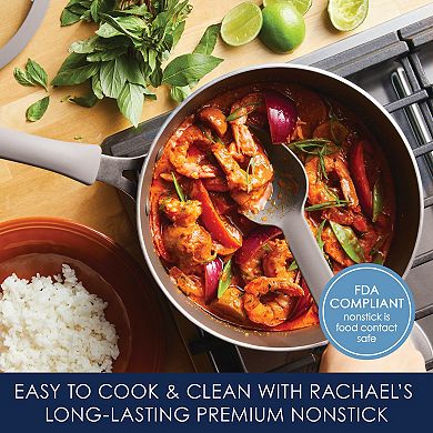 Rachael Ray Cook + Create 3-qt. Aluminum Nonstick Sauté Pan with Lid