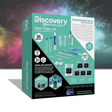 Discovery Mindblown 18-Piece STEM Toy Reaction Lab Experiment Set 