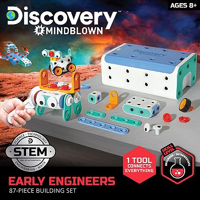 Discovery Mindblown 88-Piece STEM Toy Early Engineers Building Set 