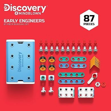 Discovery Mindblown 88-Piece STEM Toy Early Engineers Building Set 