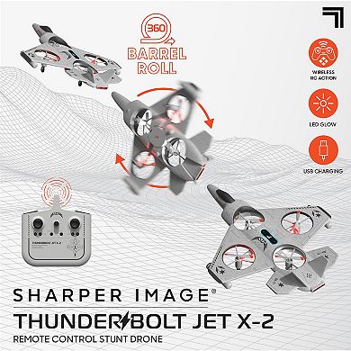 Sharper Image Drone Thunderbolt Jet X2 Drone