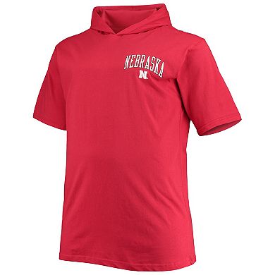 Men's Scarlet Nebraska Huskers Big & Tall Team Hoodie T-Shirt